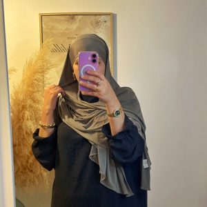 Voile Liquid' kaki brun